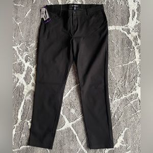 NWT Karl Lagerfeld Black Rayon/Nylon Pants